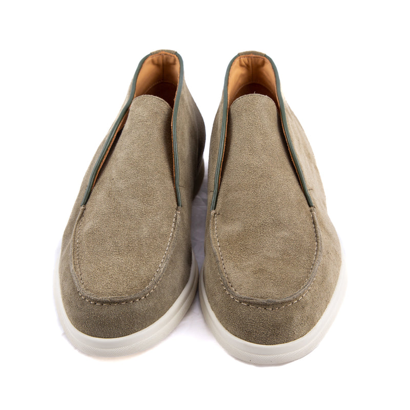 Shoes suede verde oliva Salento  - made in italy