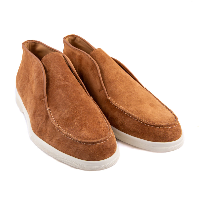 Shoes suede tabacco  - made in italy