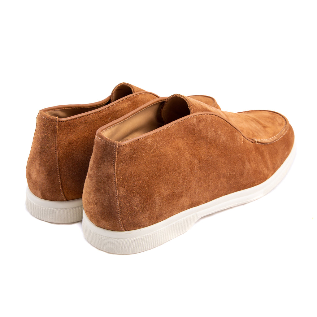 Shoes suede tabacco  - made in italy