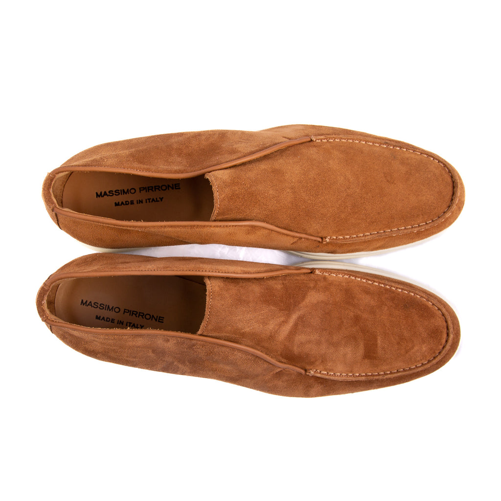 Shoes suede tabacco  - made in italy