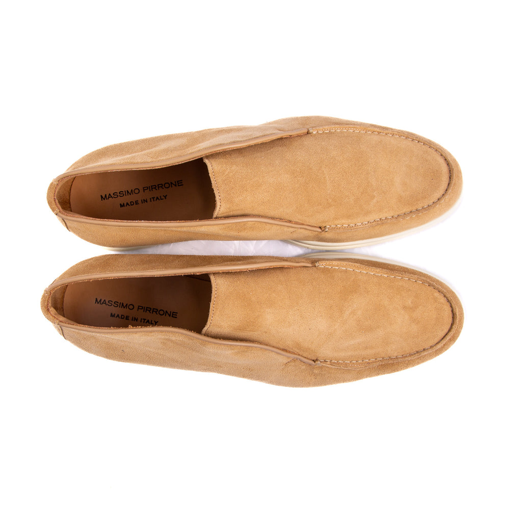 Shoes suede Miele Calabria - made in italy