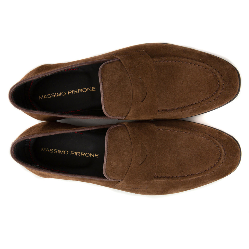Moccasins suede fatte a mano in Italia