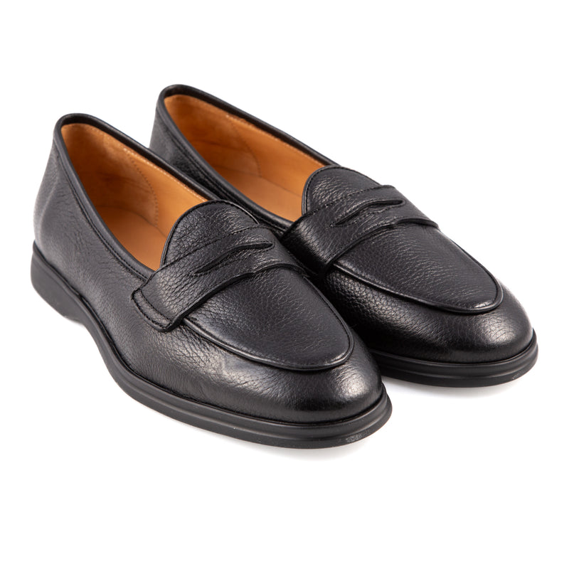 Shoes Penny Loafer - cervo nero  Iconic Giulio   - made in italy