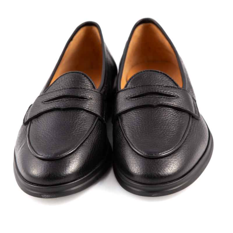 Shoes Penny Loafer - cervo nero  Iconic Giulio   - made in italy