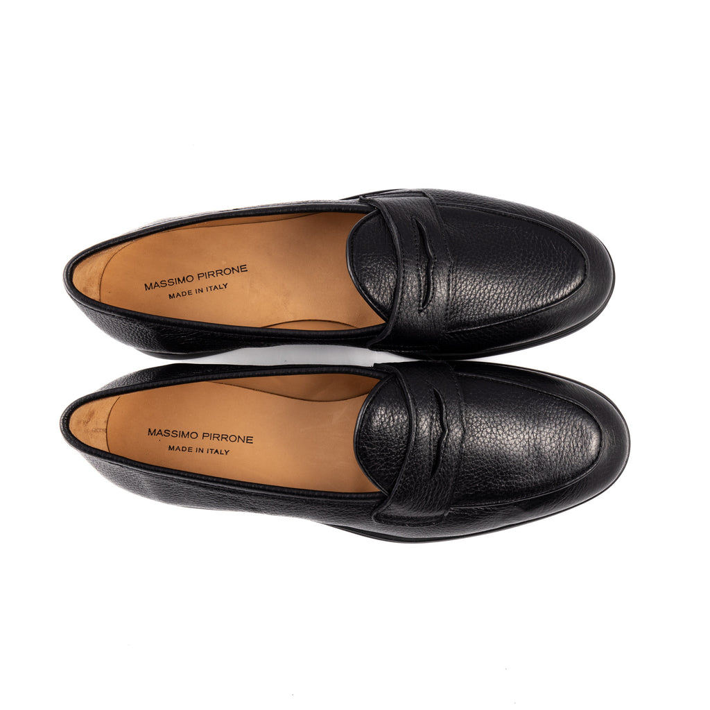 Shoes Penny Loafer - cervo nero  Iconic Giulio   - made in italy