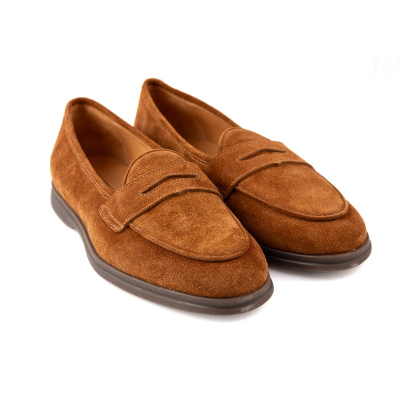 Shoes Penny Loafer - camoscio snuff  Iconic Giulio   - made in italy
