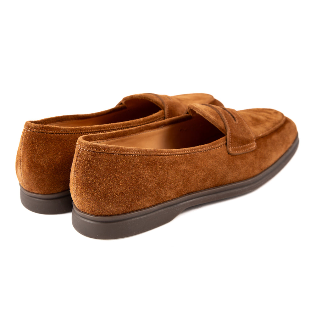 Shoes Penny Loafer - camoscio snuff  Iconic Giulio   - made in italy