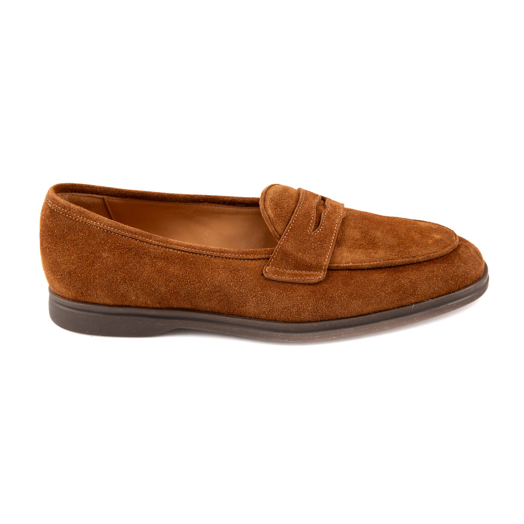 Shoes Penny Loafer - camoscio snuff  Iconic Giulio   - made in italy