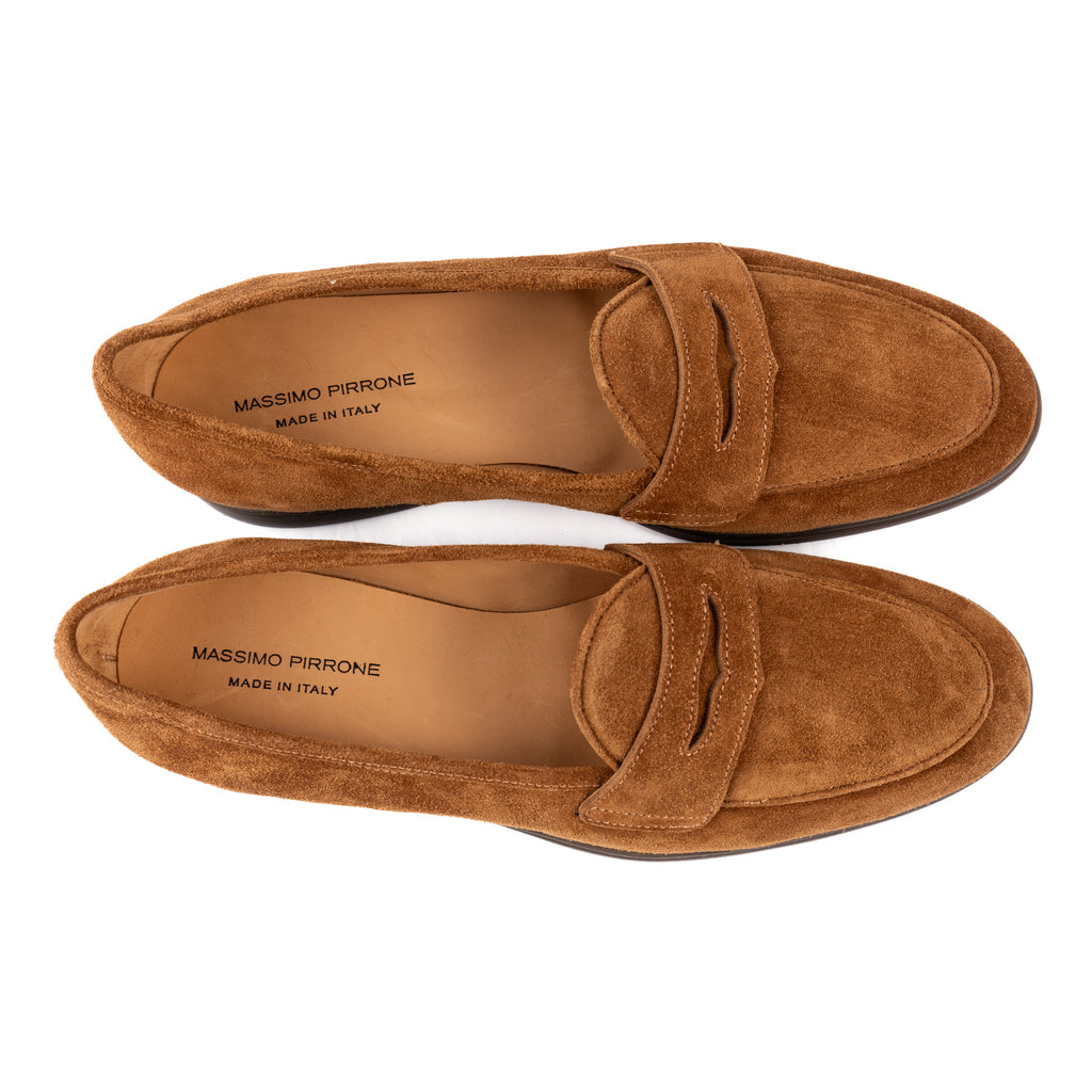 Shoes Penny Loafer - camoscio snuff  Iconic Giulio   - made in italy