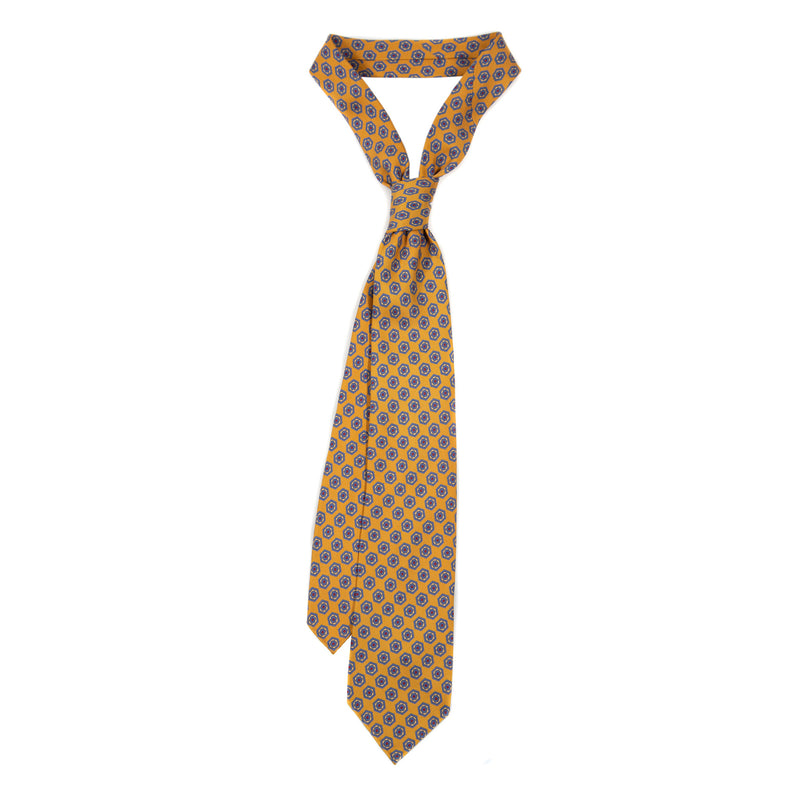 5 FOLD TIE UNLINED  - PURE SILK