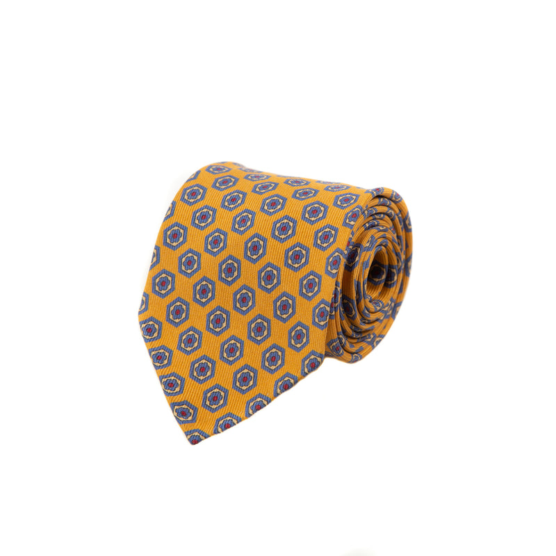 5 FOLD TIE UNLINED  - PURE SILK