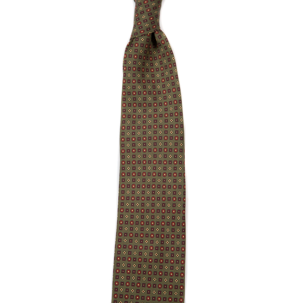 5 FOLD TIE UNLINED  - PURE SILK