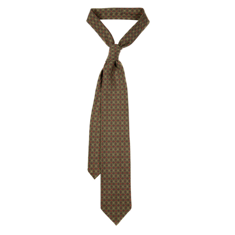 5 FOLD TIE UNLINED  - PURE SILK