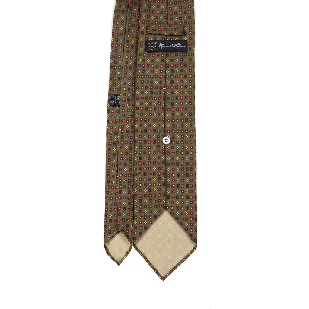 5 FOLD TIE UNLINED  - PURE SILK