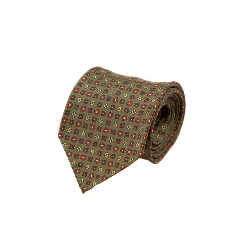 5 FOLD TIE UNLINED  - PURE SILK