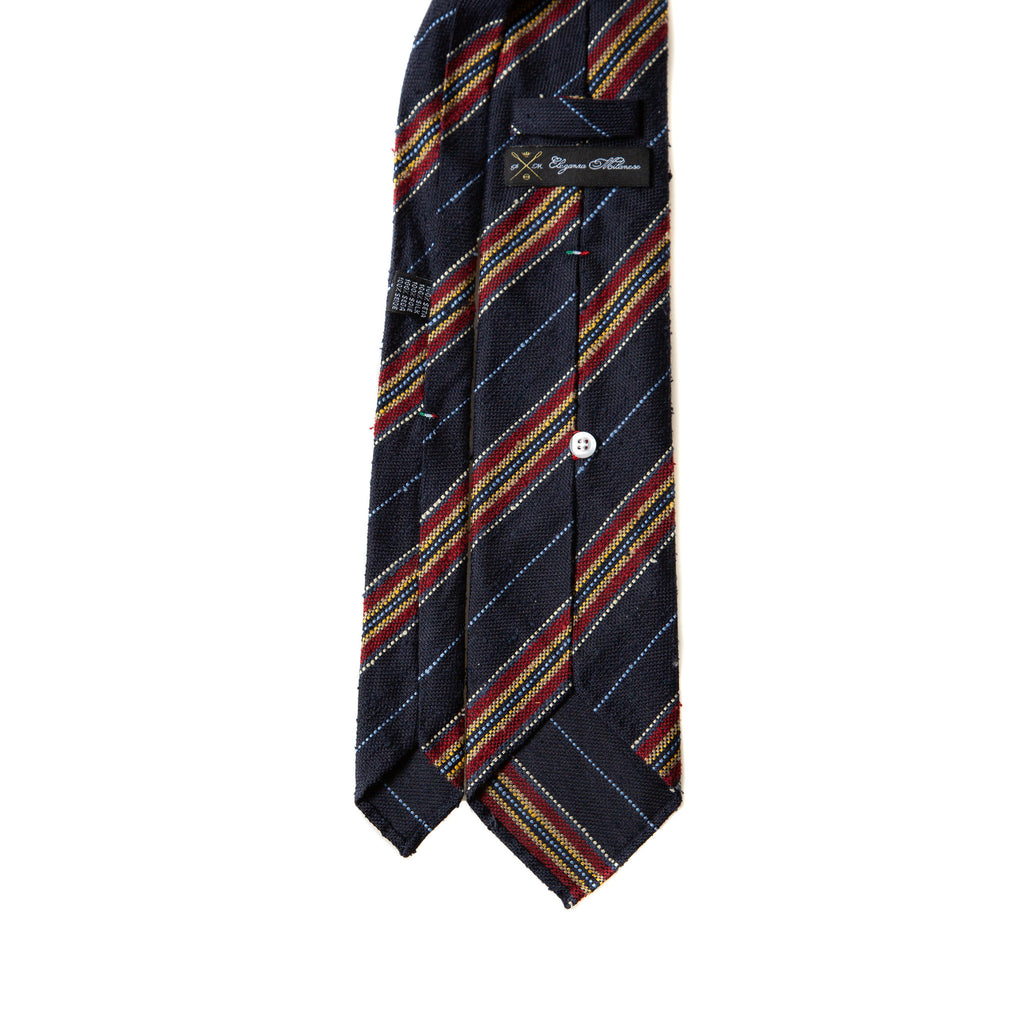 5 FOLD TIE UNLINED  - SHANTUNG