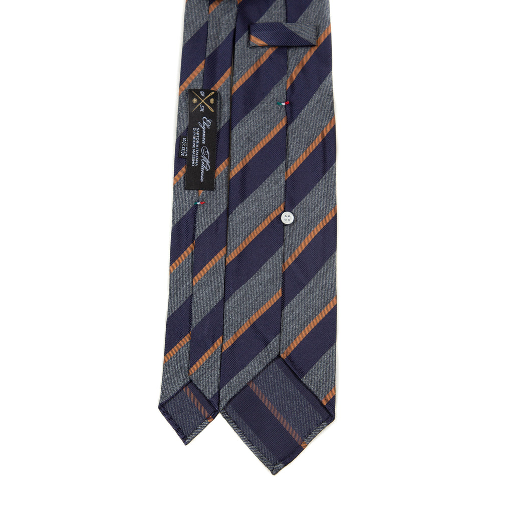 5 FOLD TIE UNLINED  - PURE SILK