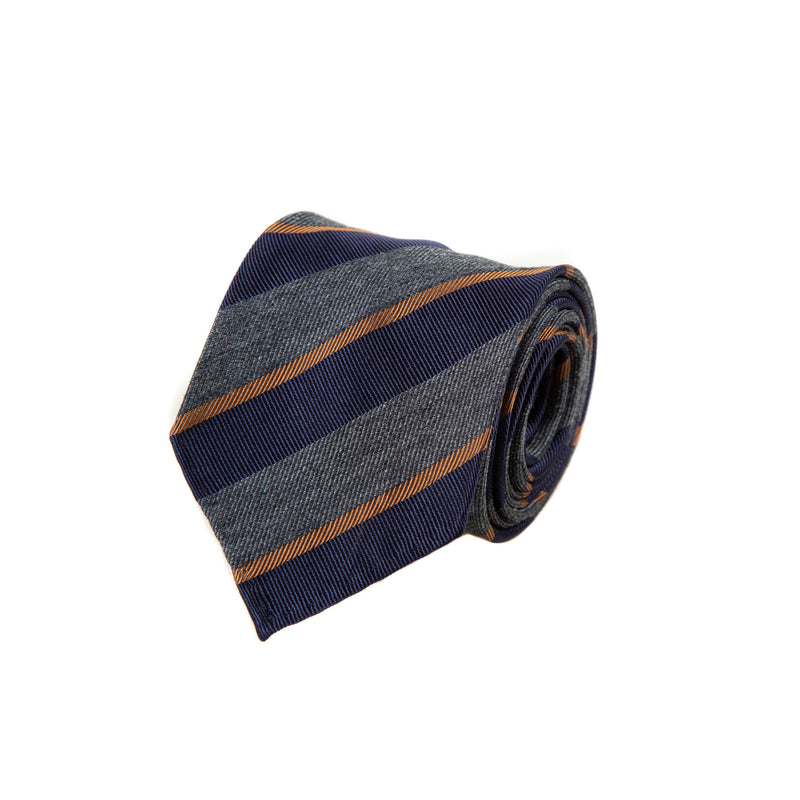 5 FOLD TIE UNLINED  - PURE SILK