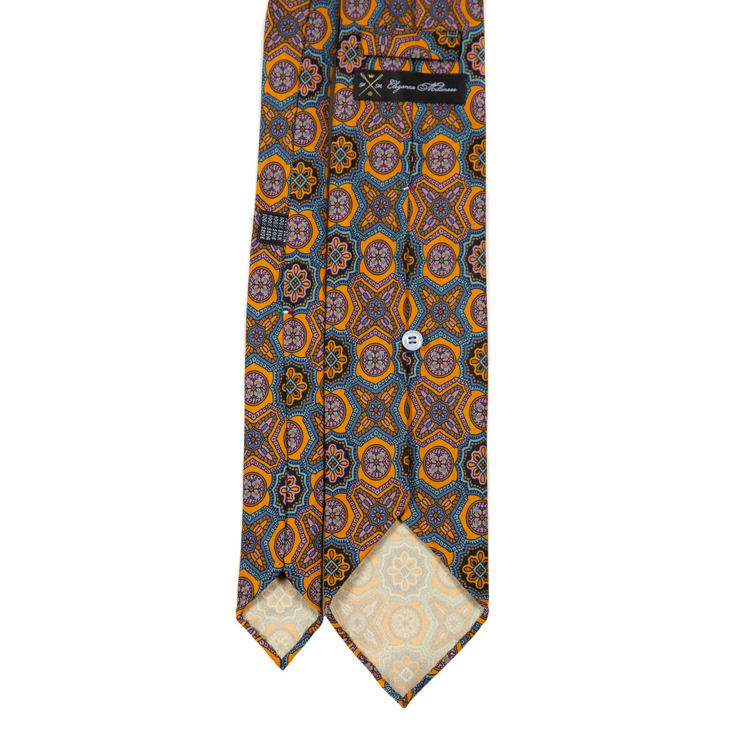 5 FOLD TIE UNLINED  - PURE SILK