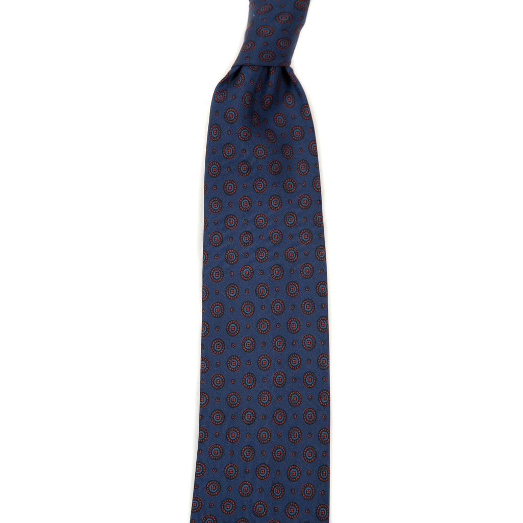 5 FOLD TIE UNLINED  - PURE SILK