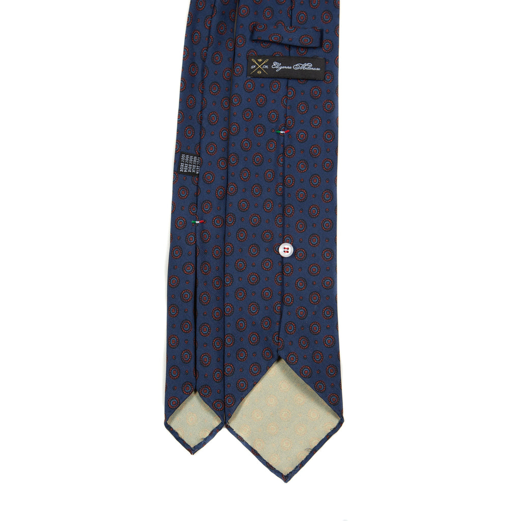 5 FOLD TIE UNLINED  - PURE SILK