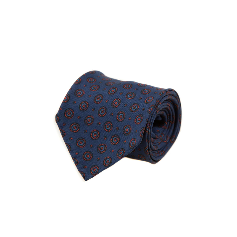 5 FOLD TIE UNLINED  - PURE SILK