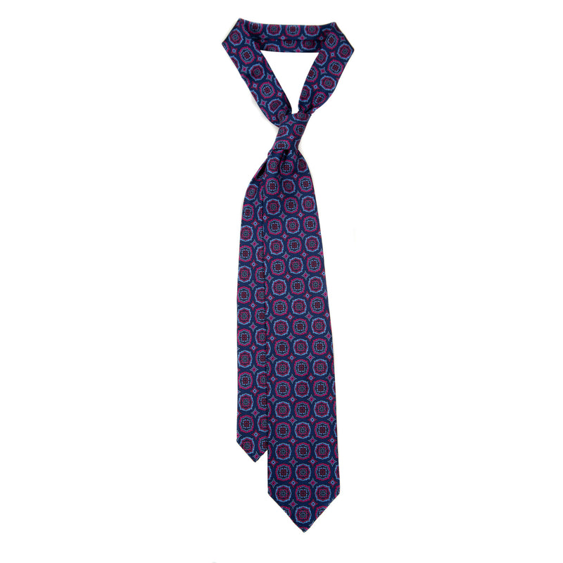 5 FOLD TIE UNLINED  - PURE SILK