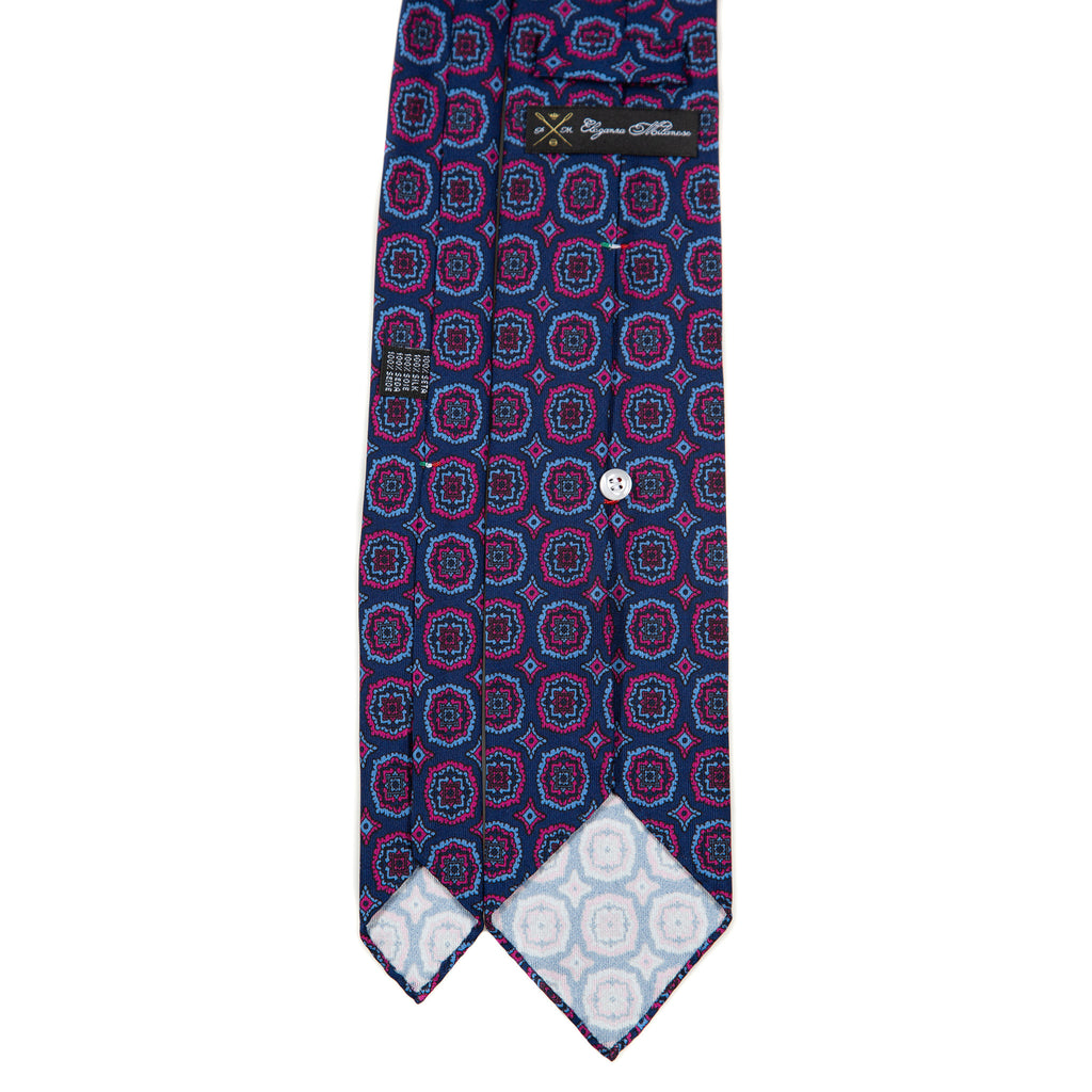 5 FOLD TIE UNLINED  - PURE SILK
