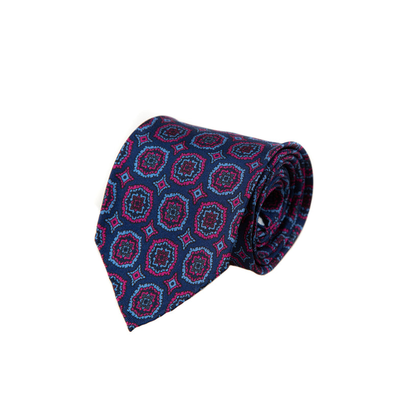 5 FOLD TIE UNLINED  - PURE SILK