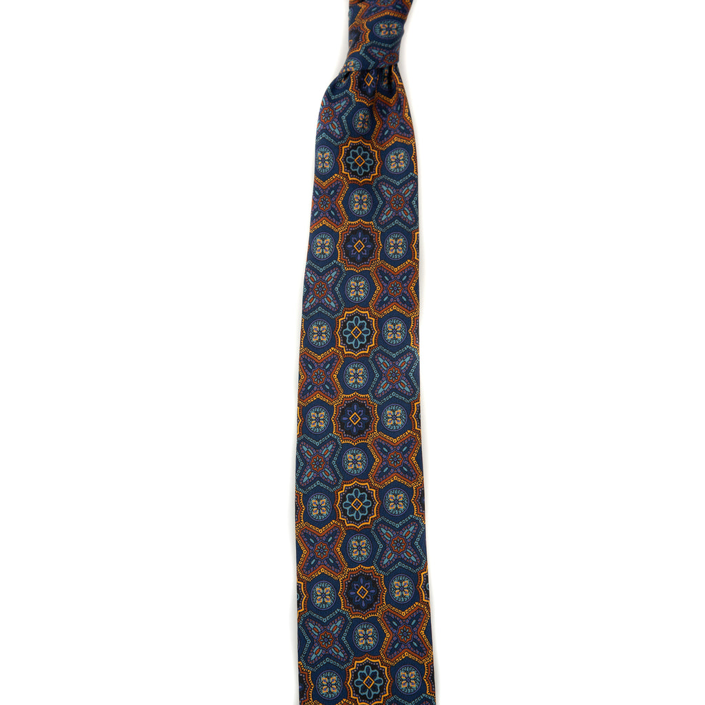 5 FOLD TIE UNLINED  - PURE SILK