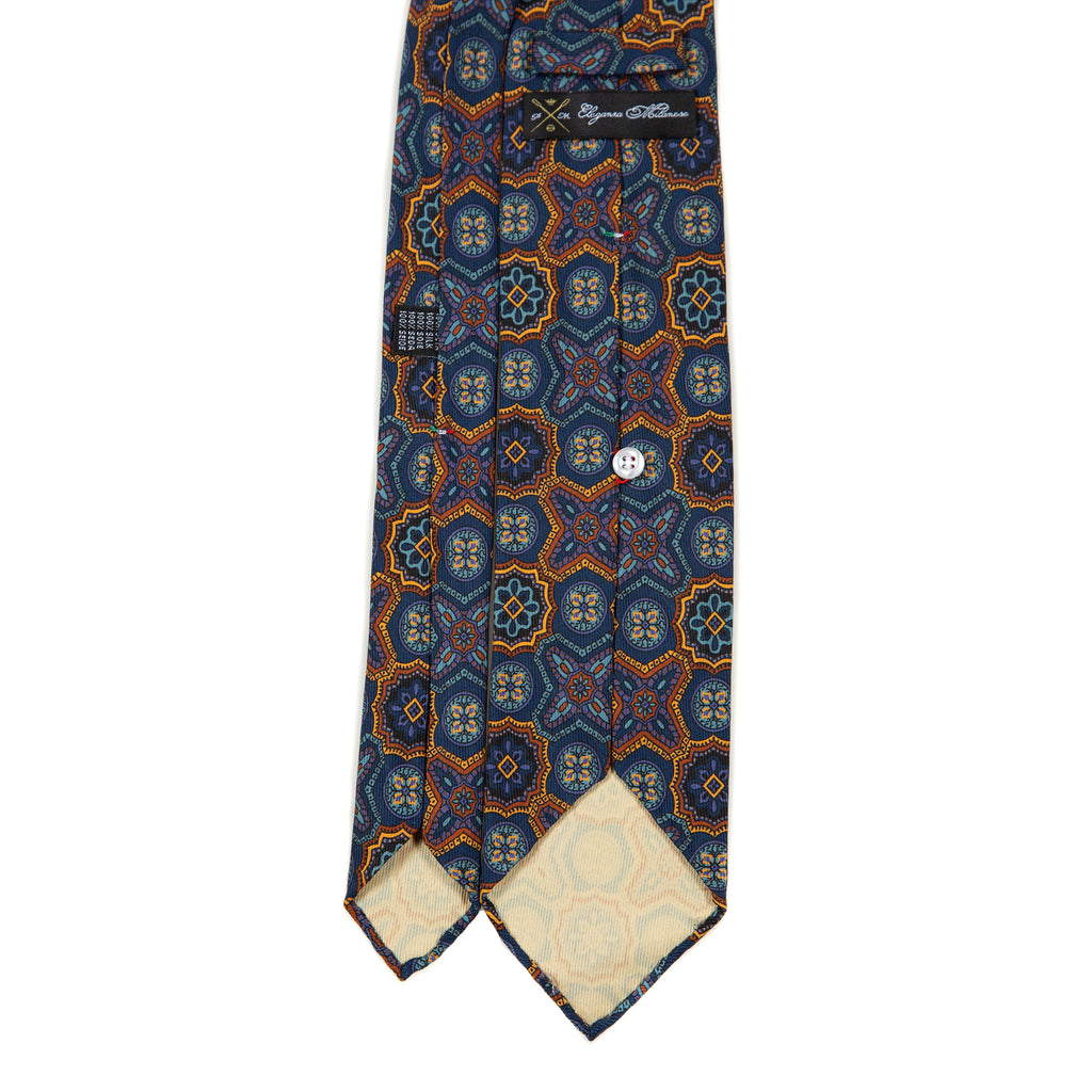 5 FOLD TIE UNLINED  - PURE SILK