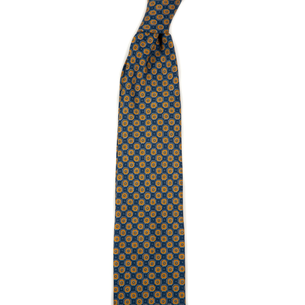 5 FOLD TIE UNLINED  - PURE SILK