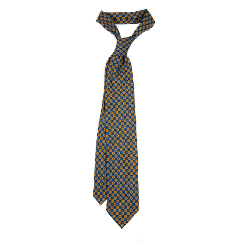 5 FOLD TIE UNLINED  - PURE SILK