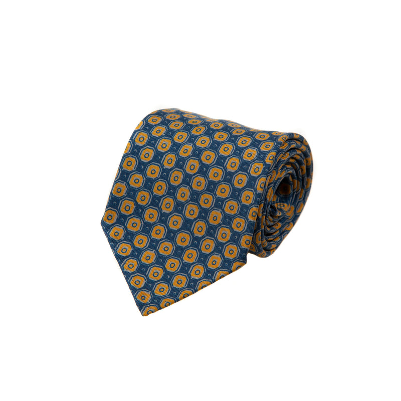 5 FOLD TIE UNLINED  - PURE SILK