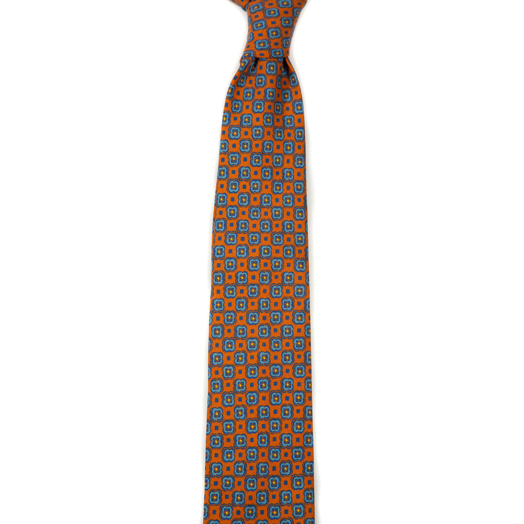 5 FOLD TIE UNLINED  - PURE SILK