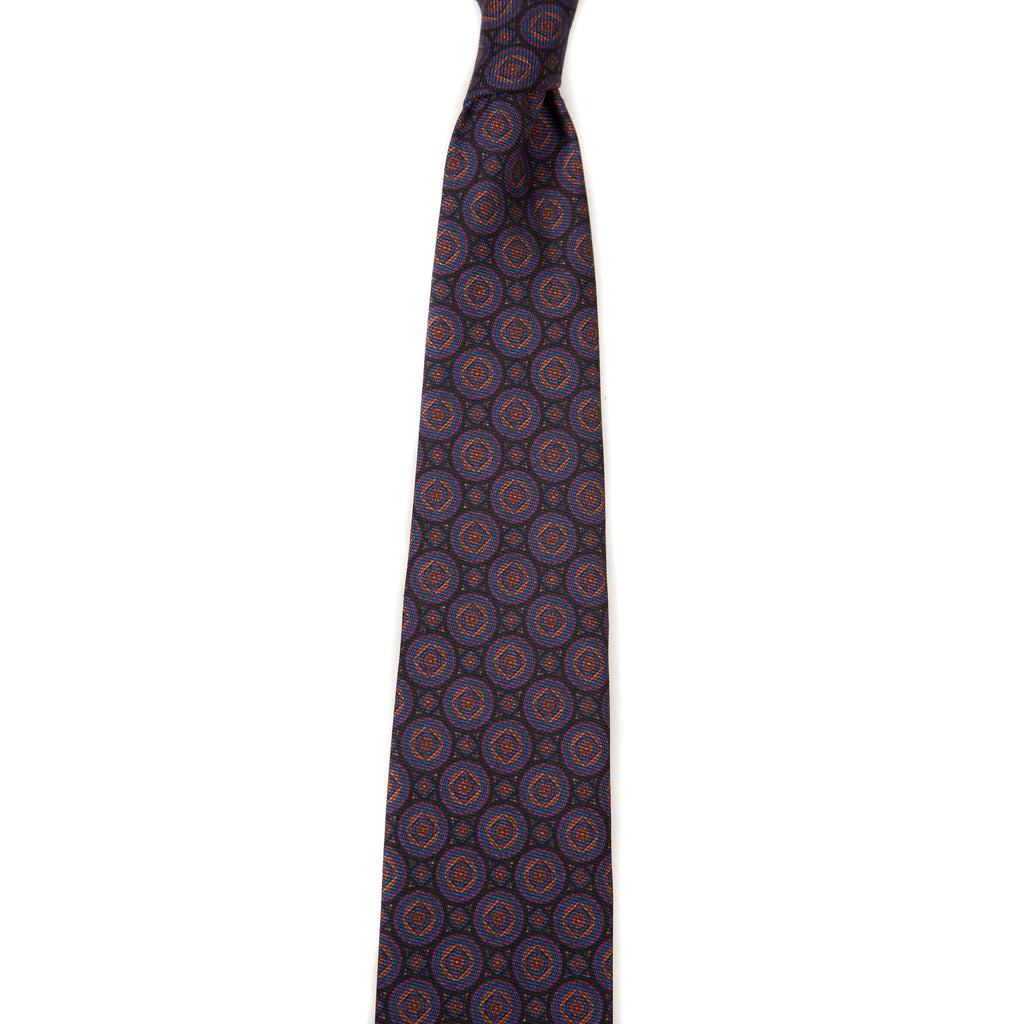 5 FOLD TIE UNLINED  - PURE SILK