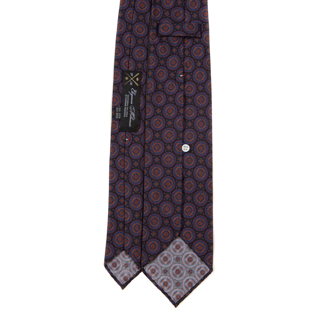 5 FOLD TIE UNLINED  - PURE SILK