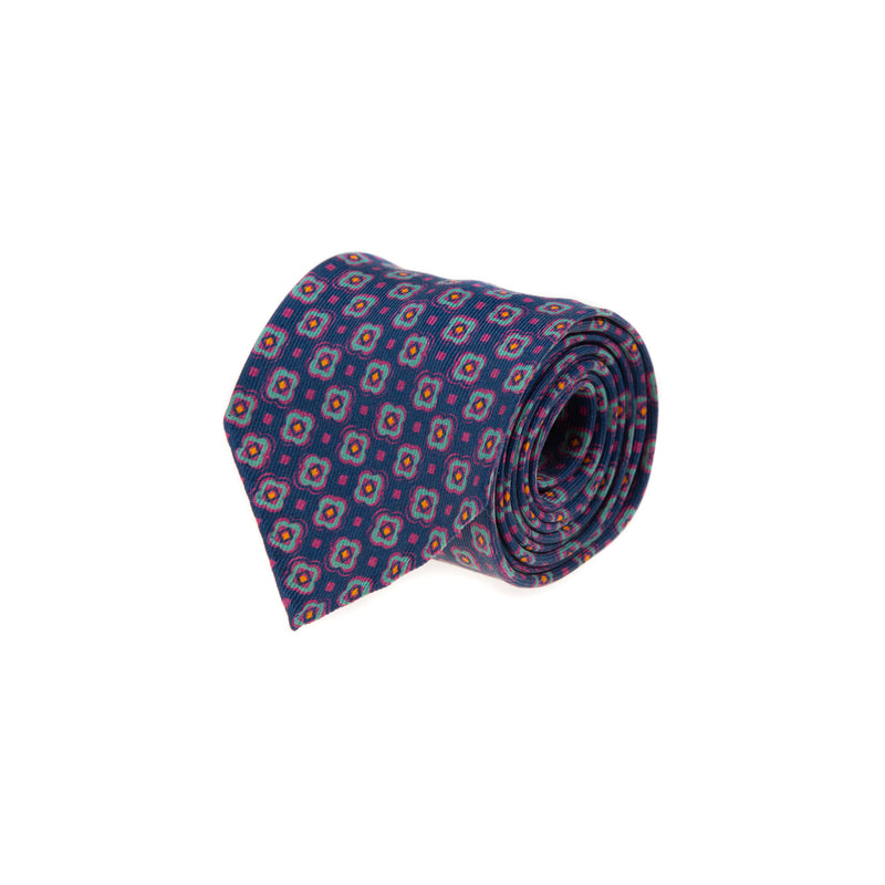 5 FOLD TIE UNLINED  - PURE SILK