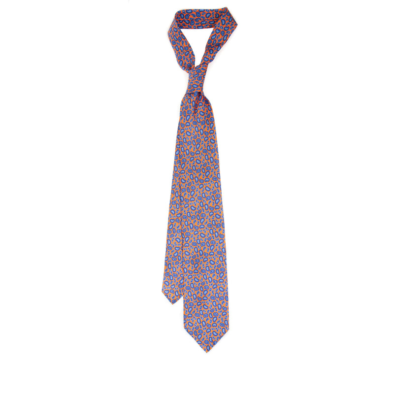 5 FOLD TIE UNLINED  - PURE SILK