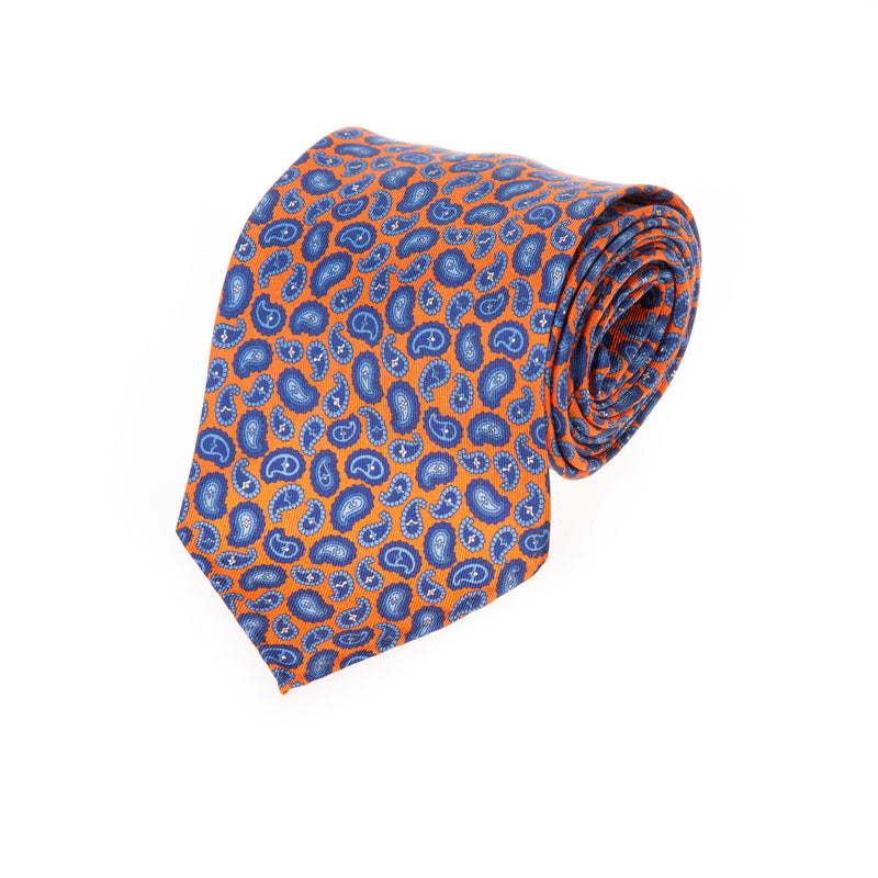 5 FOLD TIE UNLINED  - PURE SILK