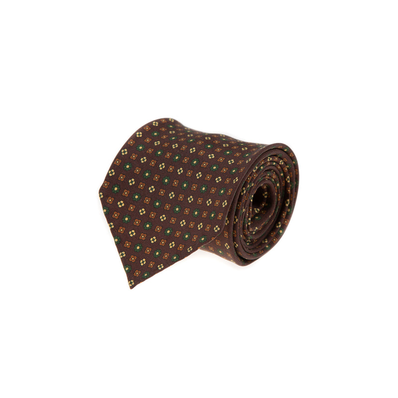 5 FOLD TIE UNLINED  - PURE SILK