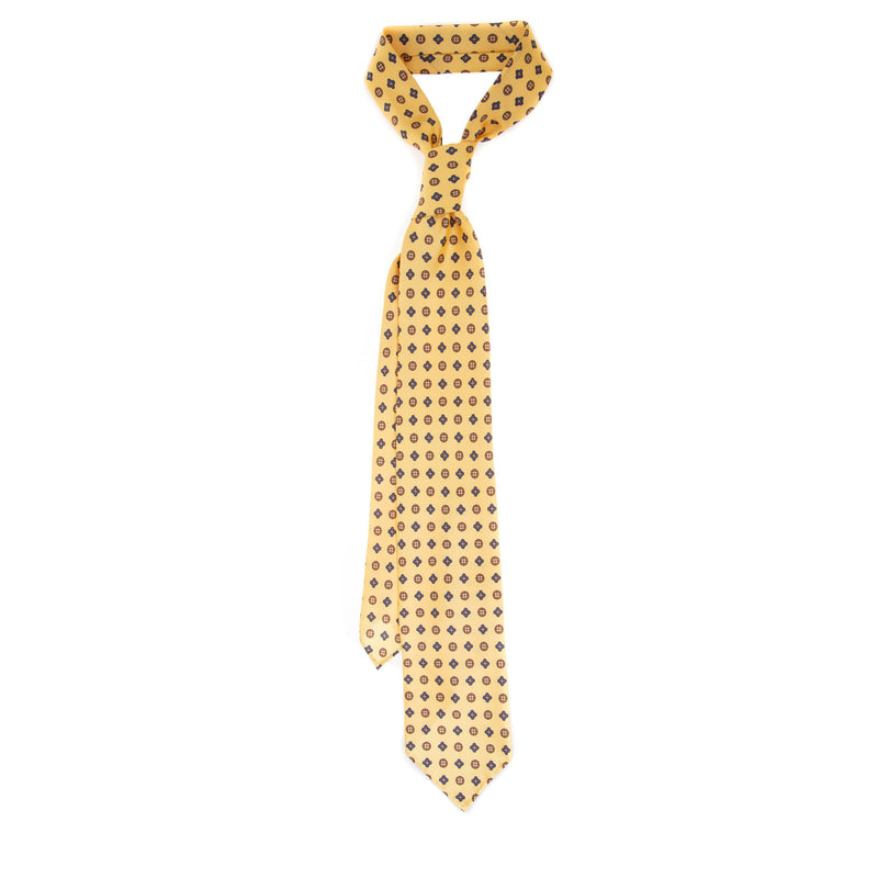 5 FOLD TIE UNLINED  - PURE SILK