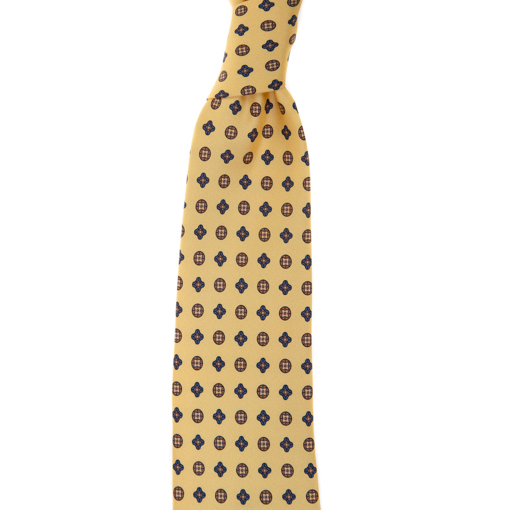 5 FOLD TIE UNLINED  - PURE SILK
