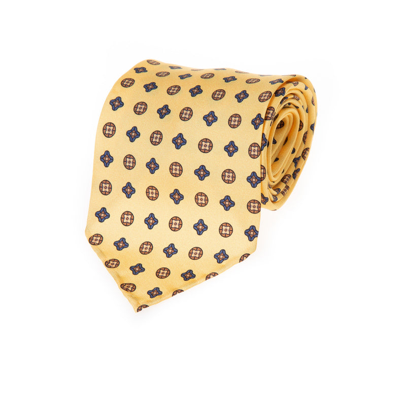 5 FOLD TIE UNLINED  - PURE SILK