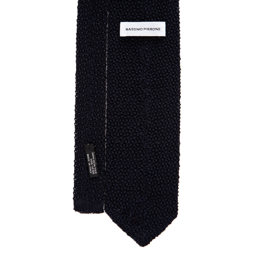 3 FOLD POLKA DOT UNLINED  - KNITTED SILK