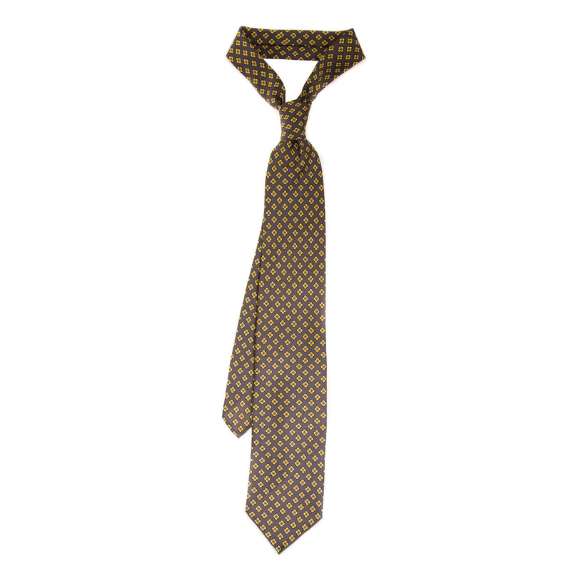 5 FOLD TIE UNLINED  - PURE SILK