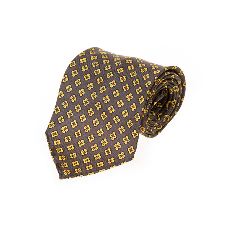 5 FOLD TIE UNLINED  - PURE SILK