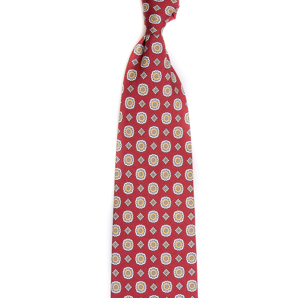 5 FOLD TIE UNLINED  - PURE SILK