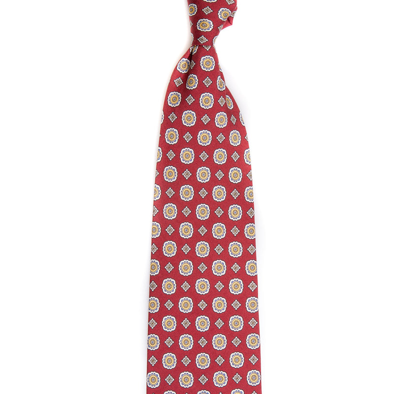 5 FOLD TIE UNLINED  - PURE SILK