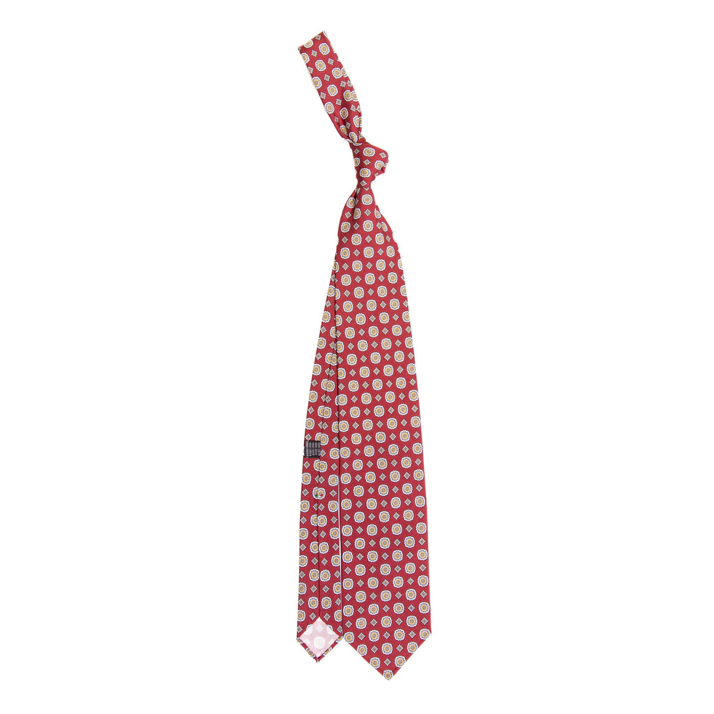 5 FOLD TIE UNLINED  - PURE SILK